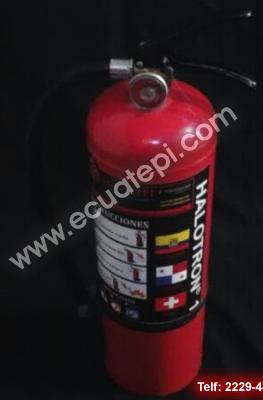 Fire Extinguishers: Ecuatepi Portable Fire Extinguishers :  >FM200 GAS OR HALOTRON 1