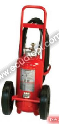 Extintores Satelitales :  >Purple K 100 LB